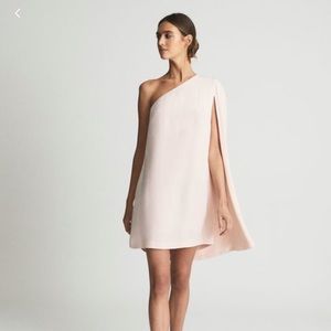 NWT Reiss Samantha one-shoulder cape mini dress